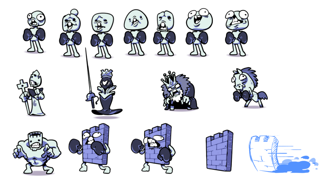 Chess character concept art